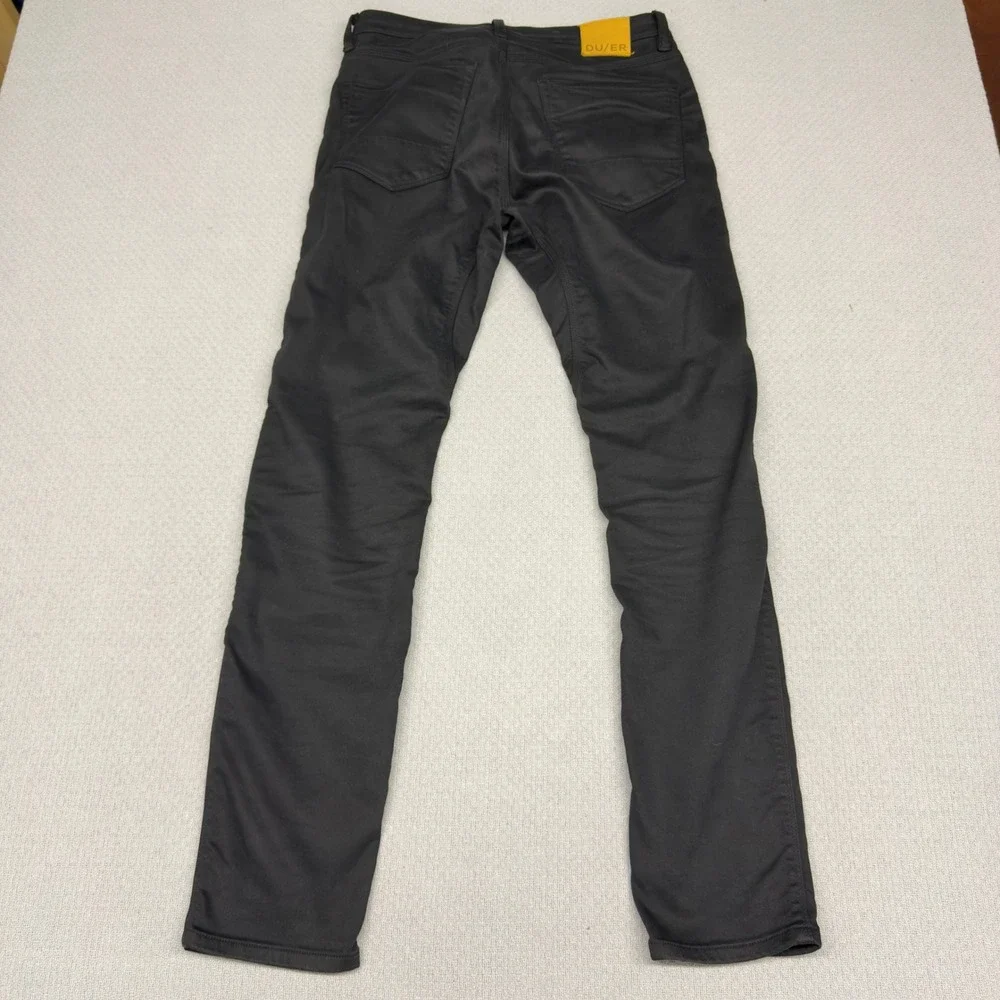 DU/ER N2X Slim Fit Pants Black Mens 31x32 Stretch Tencel Cotton Casual Chino